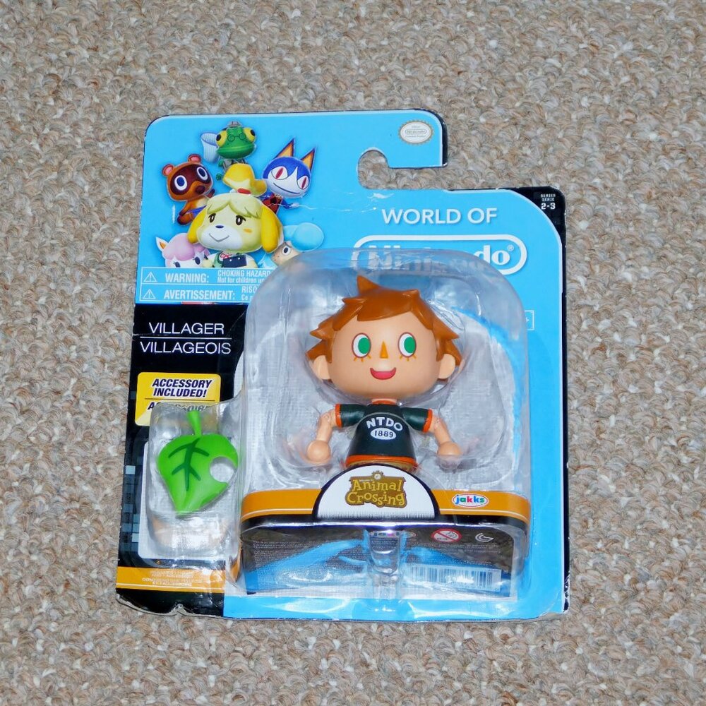 2016 Jakks World of Nintendo 4" Animal Crossing Villager Figure MOC Brand New